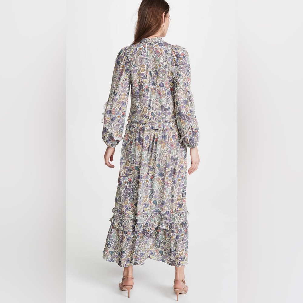 Zadig & Voltaire summer / spring Tiered Ruffled maxi dress medium - Picture 2 of 11